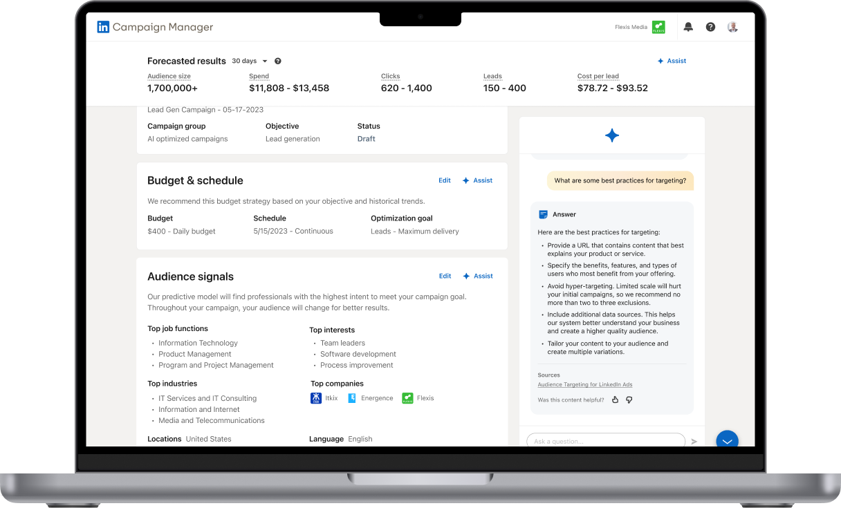 Protected: LinkedIn AI Campaign Manager Assistant